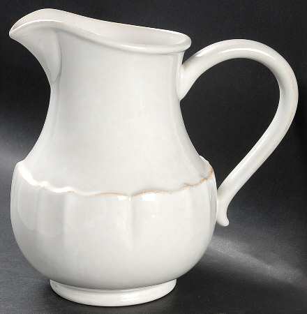 Impressions Linen White 48 Oz Pitcher