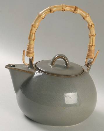 Masa Slate (Gray) Top Handle Teapot w/Lid & Infuser