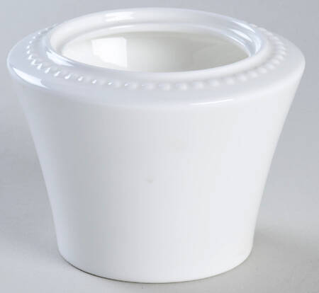 White Pearl Sugar Bowl No Lid