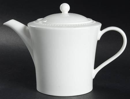 White Pearl Teapot & Lid