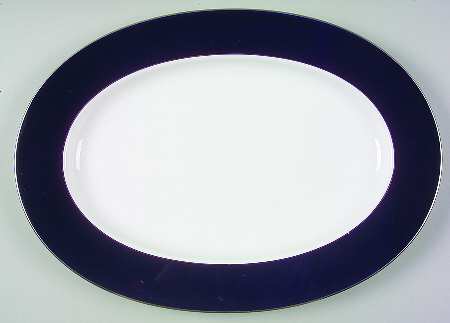 Platinum Line Cobalt 15" Oval Serving Platter