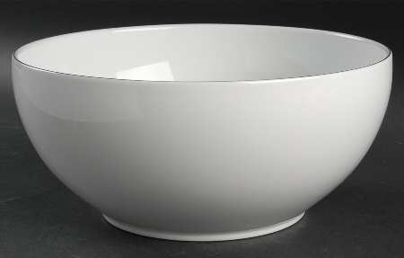 Dune (Black Trim) 9" Round Vegetable Bowl