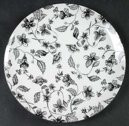 Dune (Black Trim) Accent Salad Plate