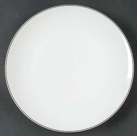 Dune (Black Trim) Salad Plate