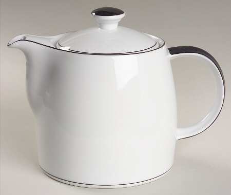 Dune (Black Trim) Teapot & Lid
