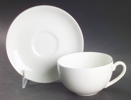 Platinum Line Flat Cup & Saucer Set