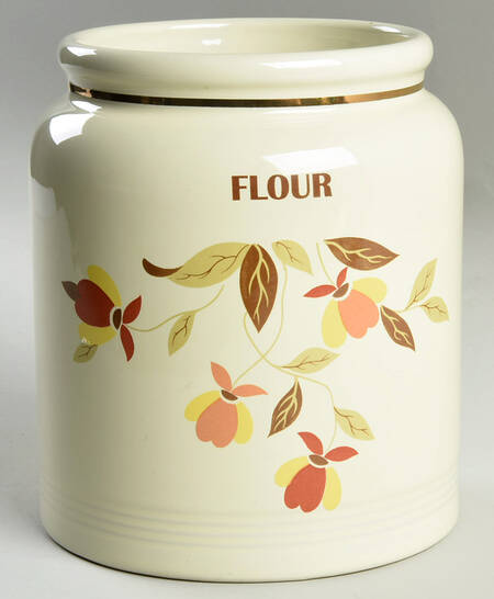 Autumn Leaf Flour Canister No Lid
