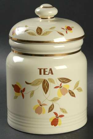 Autumn Leaf Tea Canister & Lid