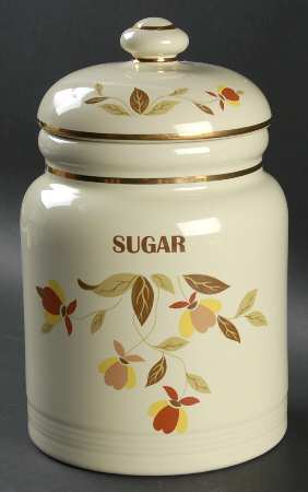 Autumn Leaf Sugar Canister & Lid
