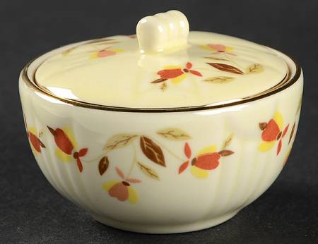 Autumn Leaf Miniature Drip Jar & Lid
