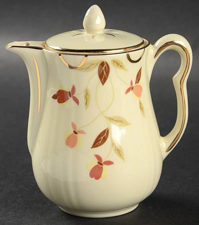 Autumn Leaf Miniature Coffee Pot & Lid