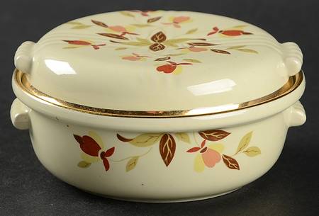 Autumn Leaf Miniature Round Covered Casserole