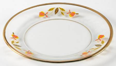Autumn Leaf Glassware Salad Plate