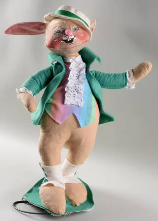 Analee Easter Dolls Boy Bunny-Green Jacket - No Box