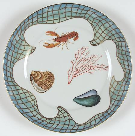 St. Tropez Salad/Dessert Plate by Lynn Chase