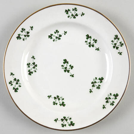 Shamrock Bread & Butter Plate