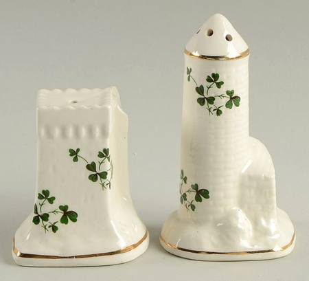 Shamrock Figural Salt & Pepper Set