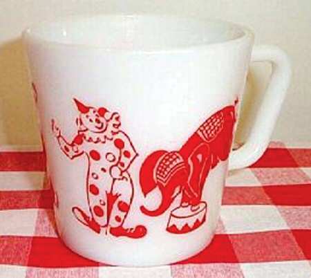 Red Circus Large Child's Mug