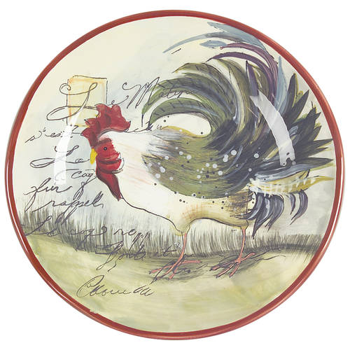 Le Rooster Salad/Dessert Plate by Certified International