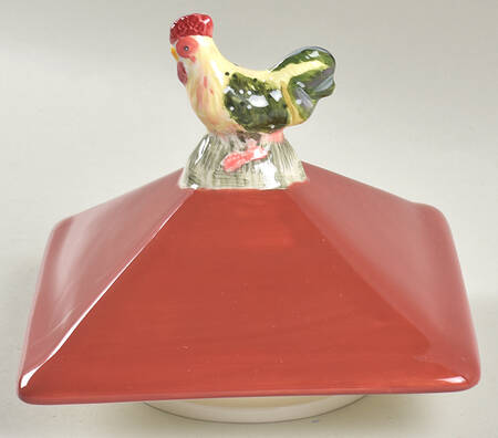 Le Rooster Lid for Small Canister