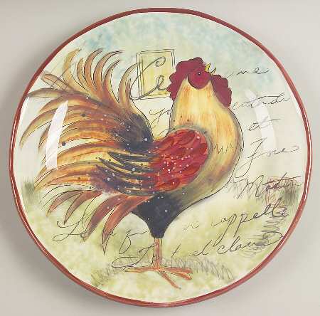 Le Rooster Service Plate (Charger)