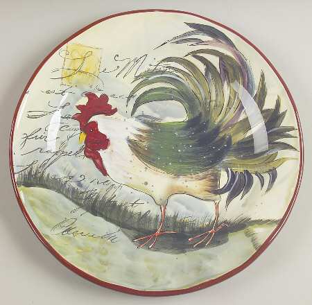 Le Rooster Service Plate (Charger)