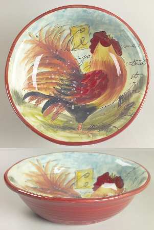 Le Rooster Coupe Soup Bowl