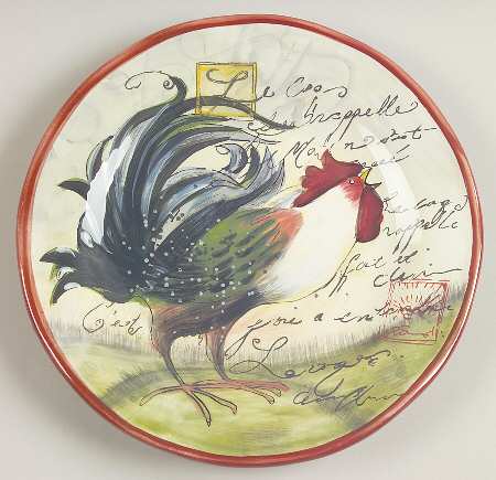 Le Rooster Salad/Dessert Plate