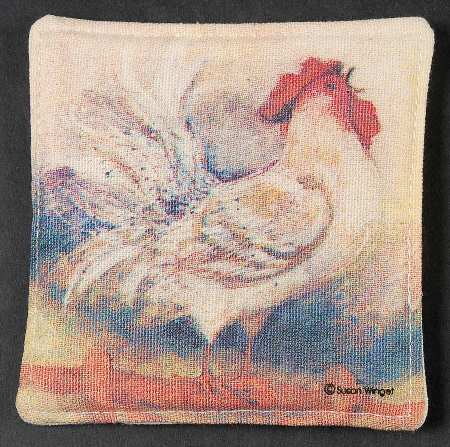 Le Rooster Cozy Coaster