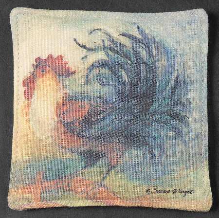 Le Rooster Cozy Coaster