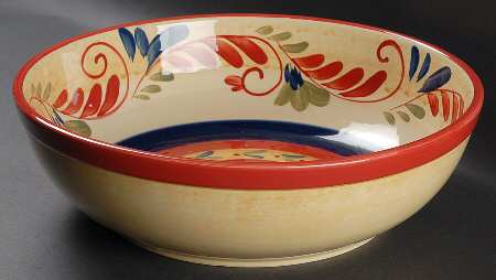 Francesca (Pamela Gladding) 13" Pasta Serving Bowl
