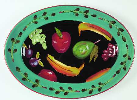 Fruit Salad 20" Oval Serving Platter