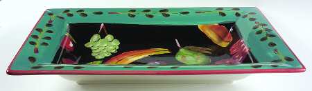 Fruit Salad 19" Rectangular Serving Platter