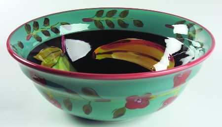 Fruit Salad 11" Round Vegetable Bowl
