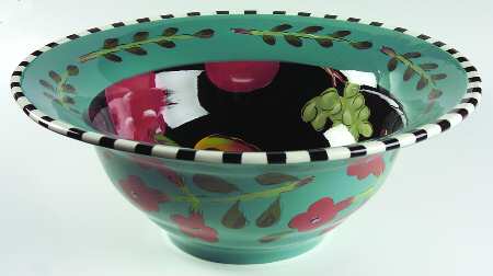Fruit Salad 15" Large Salad Serving Bowl