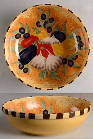 Taste of Tuscany 13" Pasta Serving Bowl