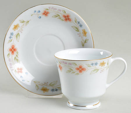 CX286 Footed Cup & Saucer Set
