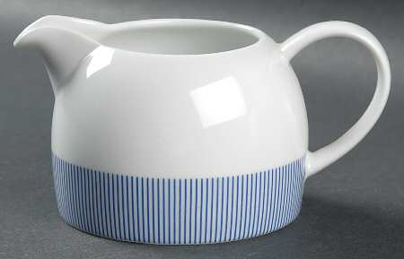 Pinstripe Blue Creamer