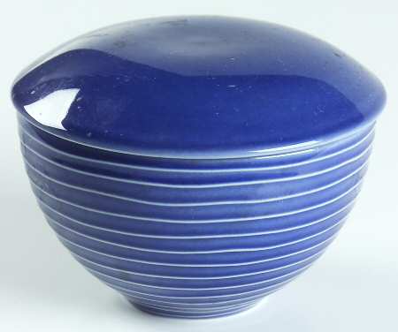 Studio Blue Sugar Bowl & Lid