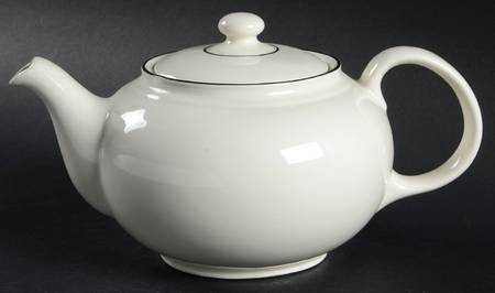 Classique Black Line Teapot & Lid