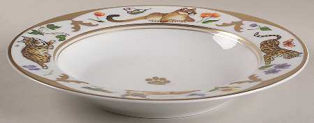 Cats Large Rim Soup Bowl