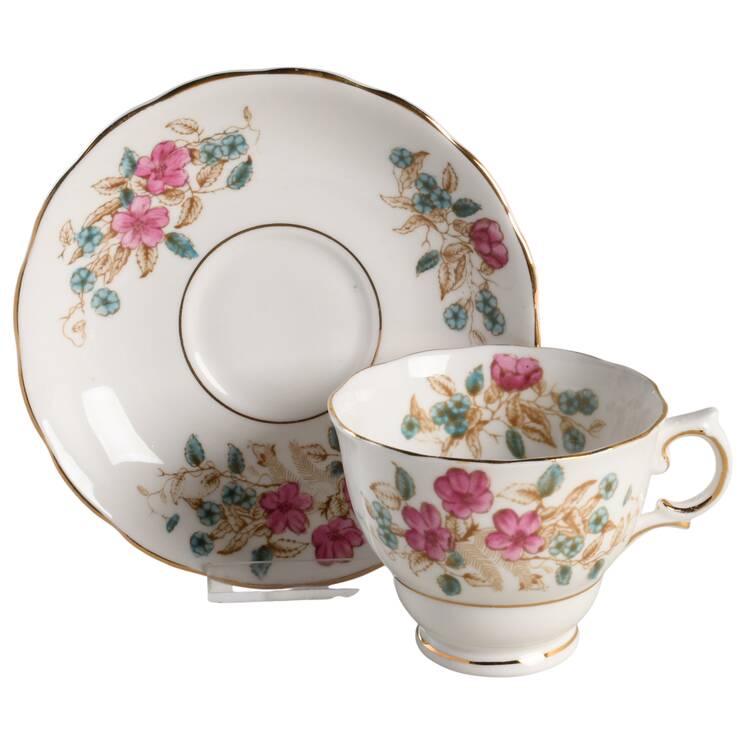 6620 Footed Cup & Saucer Set