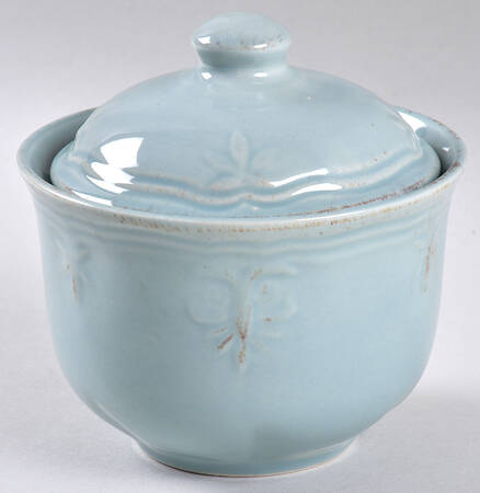 Country Craft Sage Sugar Bowl & Lid