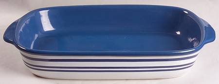 Classic Cafe Blue (Corelle) 15" Rectangular Roaster