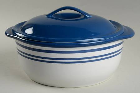 Classic Cafe Blue (Corelle) 2.5 Qt Round Covered Casserole