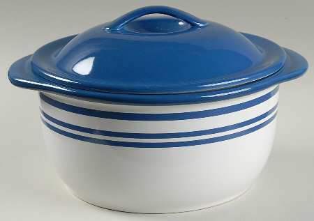 Classic Cafe Blue (Corelle) 1.5 Qt Round Covered Casserole