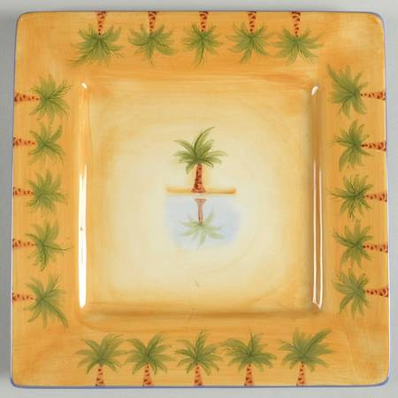 Mirage Palm Salad Plate