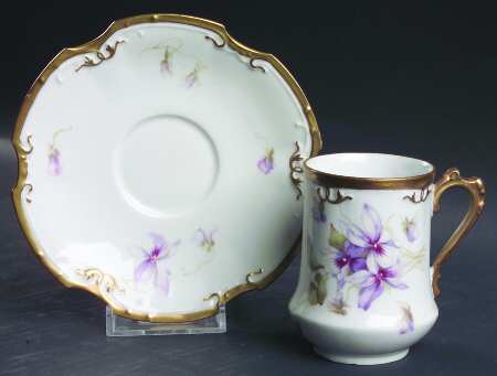 COF33 Flat Demitasse Cup & Saucer Set