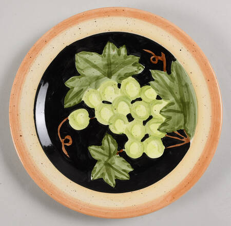 Vintage Grape Salad Plate by Culinary Arts