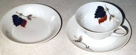 CHF1218 Footed Cup & Saucer Set